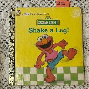 Sesame Street Shake a Leg! Kids Book - Yellow and Red